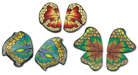 Clay butterfly components